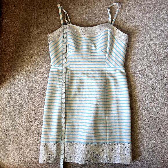 Lilly Pulitzer Women´s Remi Horizon Bayview Stripe Metallic Summer Dress Size 6 - Picture 13 of 13